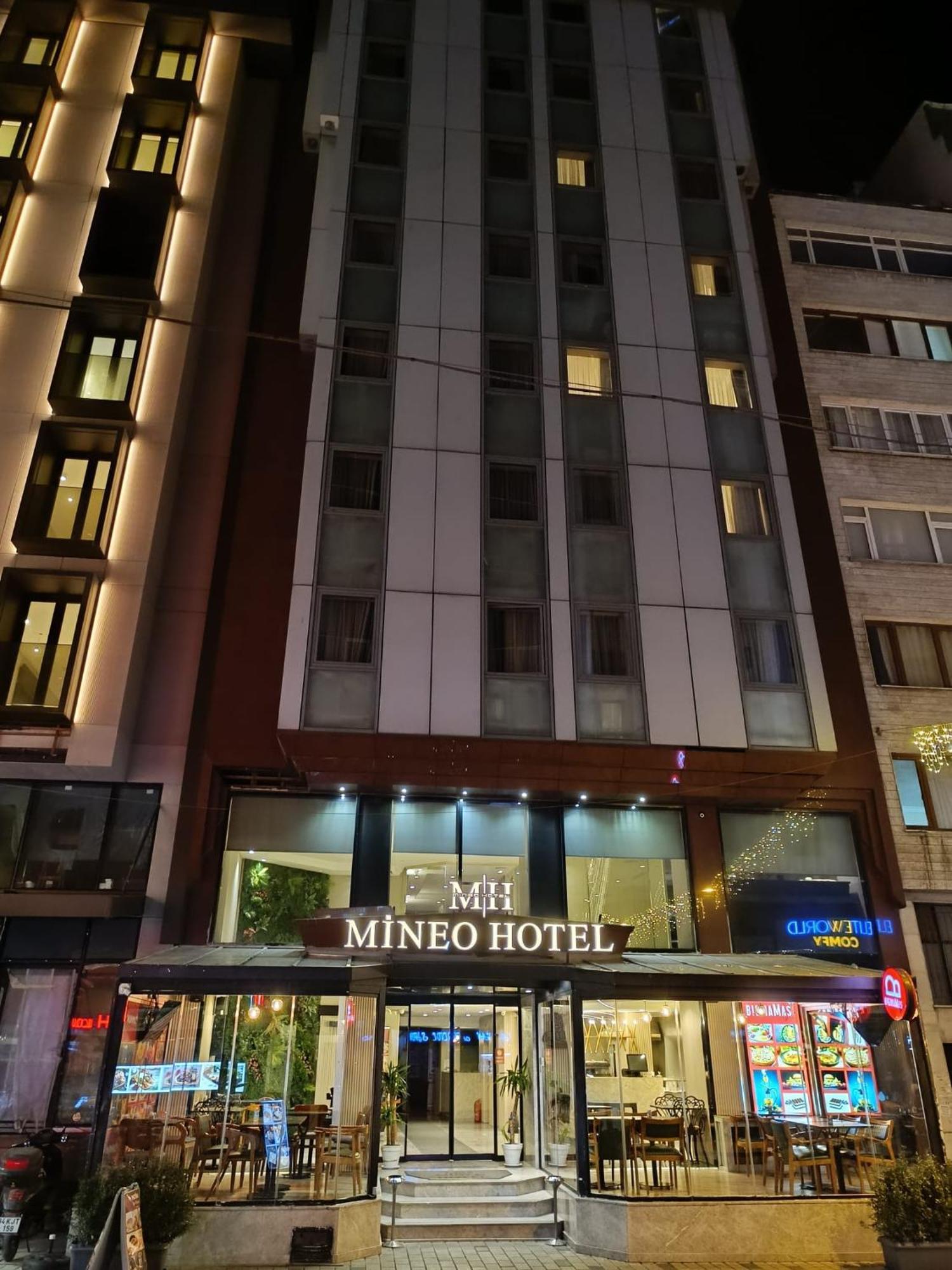 Mineo Hotel Taksim Istanbul Bagian luar foto